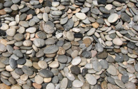 River Pebbles 0 701-White Silver Flat